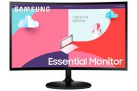 Monitor Essential S36C, Schwarz, 24 Zoll, Full-HD, Curved, VA, 75 Hz, 4 ms