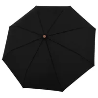 doppler nachhaltiger Regenschirm Taschenschirm Nature Mini simple black