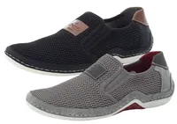Rieker Herren Slipper Halbschuhe 07556, Größe:43 EU, Farbe:Schwarz