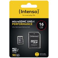 Intenso microSD UHS-I Performance 16GB