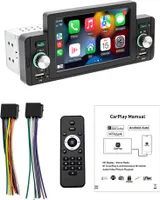 5-calowe radio samochodowe MP5, wyświetlacz HD, Apple CarPlay, radio FM, USB, Bluetooth, wspomaganie cofania, odpowiednie do samochodów osobowych