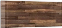 DEQORI Küchenrückwand Glas 125x50 cm 'Blick auf Holzboden' Spritzschutz Bad Rückwand