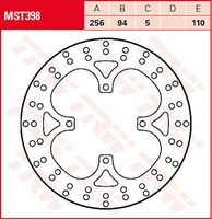 Tarcza hamulcowa TRW Lucas 692-398 MST398 stała