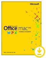 Microsoft Office for Mac Home and Student 2011, 1 Benutzer, Mac, ENG, Mac OS X 10.5 Leopard, Mac OS X 10.6 Snow Leopard, Mac OS X 10.7 Lion, Mac OS X 10.8 Mountain Lion, Intel, 1024 MB