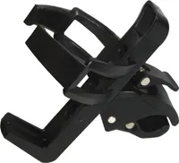 M-Wave WR340951 Trinkflaschenhalter Kunststoff mit Schnellspanner für Flaschen700-1000ml, schwarz (1 Stück)