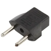 Adaptér cestovný EURO/USA čierny USA1