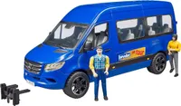 Bruder 02670 - MB Sprinter Transfer mit Fahrer und Fahrgast, 1:16