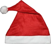 Weihnachtsmütze - Weihnachtsmannmütze - Nikolausmütze rot mit Bommel