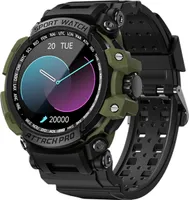 LOKMAT Smart-Armband, Sportuhr, 1,32-Zoll-TFT-Touchscreen, Fitness-Tracker, Bluetooth 5.2, mit Herzfrequenz, Schlaf, Training usw., Grün