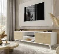 TV-Schrank SORO 180 cm Weiß / Puccini Eiche