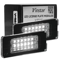 Vinstar LED Kennzeichenbeleuchtung E-geprüft CAN-Bus 18 LEDs je Modul 6000 Kelvin kompatibel mit Mini R56 R56N R57 R57N R58 R59