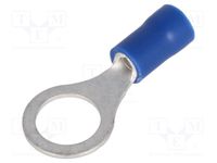 10x Ringkabelschuh M8 Klemmverbindung Ø: 8,4mm 1,5÷2,5mm2  blau ST-084/B Isolierte
