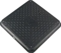 Schachtabdeckung Kanaldeckel Schachtdeckel DN720/600 A15 BabylonPlast™ Schwarz