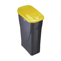 ihreesy 1 Liter Mülleimer mit Klappdeckel,Mini Desktop Mülleimer