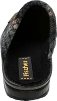 Fischer Herren Hausschuh Pantoffel Karomuster 204602, Größe:43 EU, Farbe:Grau