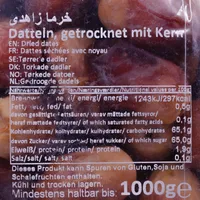 Khanum Khauma- Datteln getr. mit Stein 1000gr.