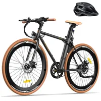 Elektrofahrrad Pannensichere Reifen 28 Zoll Wasserdicht IPX3 E-Bike bis zu 90 km, Schwarz