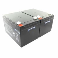 MTXtec Ersatzakku für USV APC Smart UPS 700/1000/1500 und Back UPS Pro 1000, ersetzt RBC6 (2 Einzelakkus)
