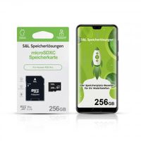 microSD Speicherkarte für Huawei P20 Pro - Speicherkapazität: 256 GB