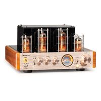 Auna Amp VT Röhrenverstärker HiFi-Verstärker 2x35W RMS, Stereo Verstärker BT Opt./Koax./AUX-In, Amplifier, champagner Auna Amp VT Röhrenverstärker HiFi-Verstärker 2x35W RMS, Stereo Verstärker BT Opt./Koax./AUX-In, Amplifier, champagner