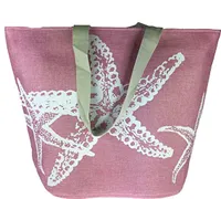 BambiniWelt by Rafael K. Strandtasche mit Reißverschluss XXL Beachbag Shopper Einkaufstasche Schultertasche für Damen