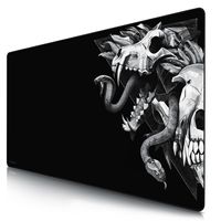 Titanwolf Gaming Mauspad, XXXL Speed Mousepad 1200 x 600 mm, Geschwindigkeit & Präzision, Wolf Skull