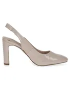 Caprice Damen Slingpumps Leder Pumps 9-29601-20, Größe:36 EU, Farbe:Beige