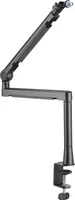 Mikrofon-Halterung Aluminium Drehbar Neigbar Schwenkbar HALTERUNGSPROFI HPMIC-1AL