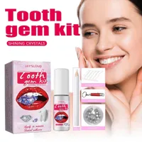 1-teiliges Zahn-Edelstein-Set, Zahnschmuck-Set mit Zahnkleber, DIY-Zahn-Edelstein-Set, Zahn-Edelstein-Set mit Kleber, Zahn-Edelstein-Set