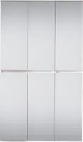 trendteam Garderobe Garderobenschrank Mirror Weiß Melamin 111 x 191 x 34 cm
