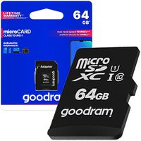 GOODRAM microSDXC           64GB Class 10 UHS-I + adapter