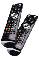 HEITECH Fernbedienung für Smart TV, DVD, SAT, Receiver Universalfernbedienung 2er Pack