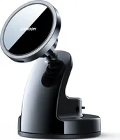 Joyroom 15W magnetisches kabelloses Ladegerät für Smartphones mit MagSafe schwarz (JR-ZS240)