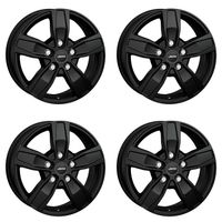 Autec Felgen QUANTRO 6.5x16 ET 52 5x112 Schwarz matt 4-Q6516525075122 kompatibel mit Mercedes-Benz Marco Polo Viano Vito V