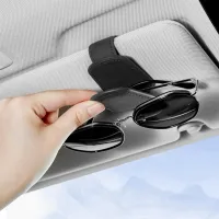 5x Schwarz Sonnenbrille Sonnenblende Brillen Clip-Halter Auto Fahrzeug  Brillen