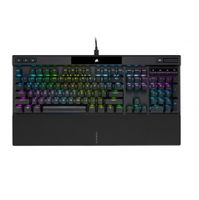 Corsair K70 RGB PRO Mechanische Gaming-Tastatur mit PBT DOUBLE SHOT PRO-Tastenkappen – CHERRY MX Red, Volle Größe (100%), USB, Mechanischer Switch, QWERTY, RGB-LED, Schwarz