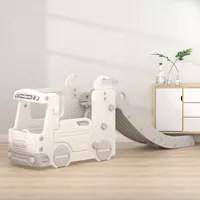 360Home Kinderrutsche Auto design multifunktionale kleiner Vergnügungspark Bus【RT39】