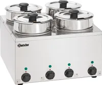 Bartscher Bain Marie Hotpot, 4x Topf, 3,5 L