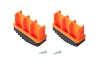 Krause MONTO Fußstopfen (Paar) 77x25 mm, orange, für MONTO Schiebe-, Seilzug-, Mehrzweck- und VielzweckLeitern