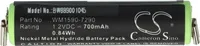 vhbw Akku kompatibel mit Bella Rasierer (700 mAh, 1,2 V, NiMH)