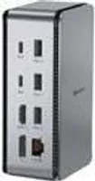 eSTUFF USB4 Pro Dual Dock (bez síťového kabelu, bez zdroje napájení) (ES623015)