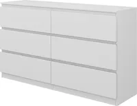 Vicco Kommode  Calisto, 138 x 78.5 cm, Weiß/Weiß