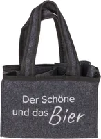 Flaschentasche Filz 6 Fächer Der Schö