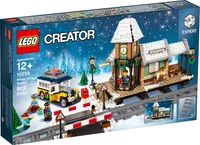 Lego Creator 10259 Zimowa stacja kolejowa odpowiednia na sezon świąteczny