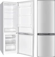 PKM KG240EIX Kühlgefrierkombination 173l, Kühlteil 121 l Gefrierteil 52, silber inox