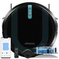 Proscenic 850T WLAN 3-in-1 Saugroboter mit Wischfunktion Staubsauger Roboter Saug-Wisch-Roboter Wischroboter Kombi-Gerät 3,000Pa 2600mAh Alexa Google Home APP