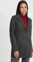 OXMO OXHermy Damen Wintermantel Wollmantel Winterjacke mit Kragen