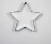 Edelstahl Ausstechformen/Ausstecher - Stern 7,1cm   Material:: Edelstahl, Farbe:: Silber, Geschirrspülmaschine:: Ja