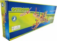 OA Ringwurfspiel aus Holz mit 9 Stäben