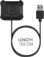 kwmobile USB Kabel Charger kompatibel mit Xiaomi Mi Watch Lite / Redmi Watch Ladekabel - Smart Watch Ersatzkabel - Fitnesstracker Aufladekabel in